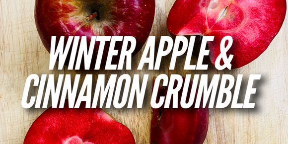 Winter Vegan Apple & Cinnamon Crumble