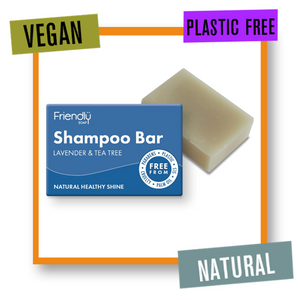 Friendly Soap Healthy Shine Shampoo Bar Lavender & Tea Tree
