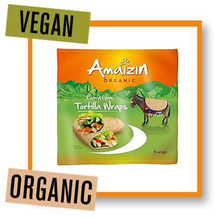 Amaizin Organic Tortilla Wraps Extra Fibre