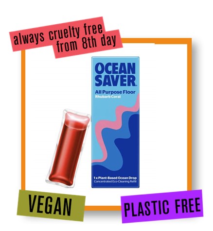 Ocean Saver Floor Cleaner Refill Drops - Rhubarb