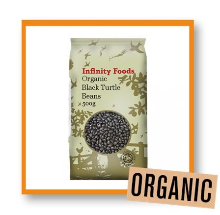 Infinity Foods Organic Dried Black Turtle Beans