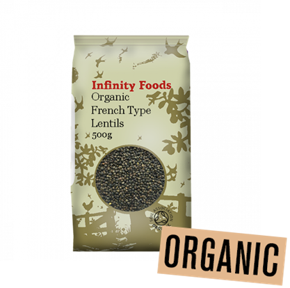 Infinity Foods Organic Dried French Lentils