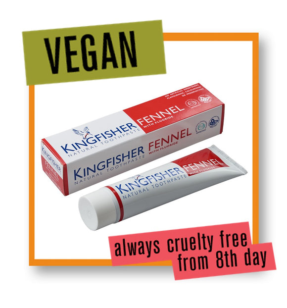 Kingfisher Fennel with Fluoride Toothpaste