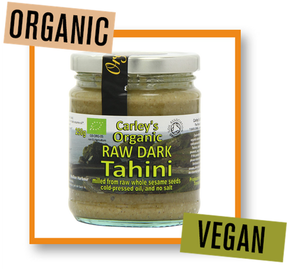 Carley's Organic Fair Trade Raw Dark Tahini