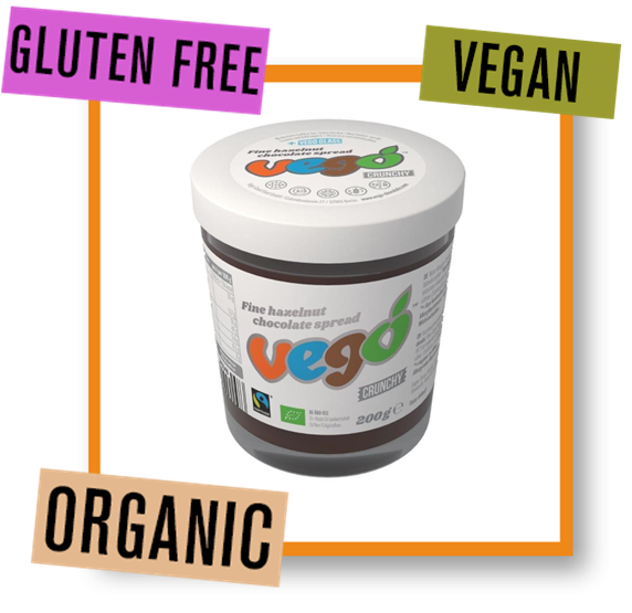 Vego Organic Vegan Hazelnut & Chocolate Spread