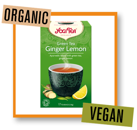 Yogi Tea Organic Green Tea Ginger Lemon