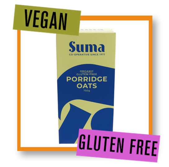 Suma Organic Gluten Free Porridge Oats 750g