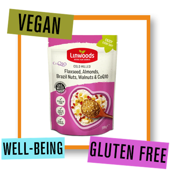 Linwoods Flaxseed Almonds Brazil Nuts Walnuts & CoQ10
