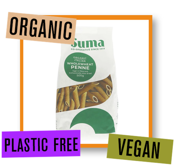 Suma Organic Wholewheat Penne Pasta