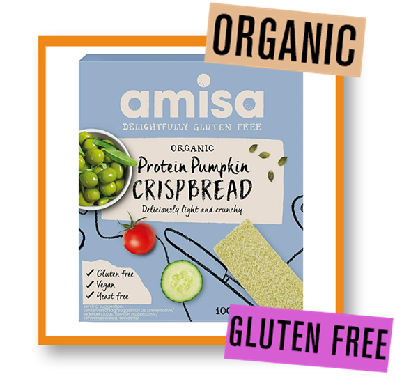 Amisa Organic Crispbread: Protein Pumpkin