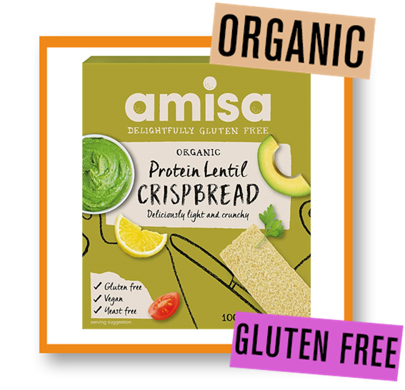 Amisa Organic Crispbread: Protein Lentil