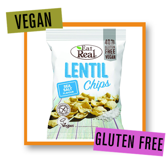Eat Real Lentil Chips Sea Salted