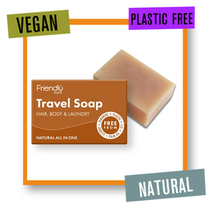 Friendly Soap 3 In 1 Travel Soap Hair & Body Bar
