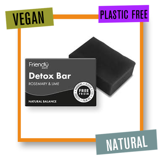 Friendly Soap Detox Bar with Activated Charcoal