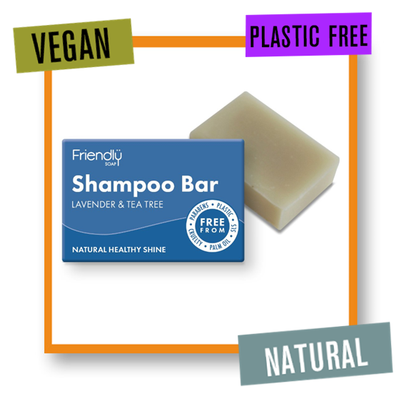 Friendly Soap Healthy Shine Shampoo Bar Lavender & Tea Tree