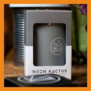 Neon Kactus Grey Insulated Coffee Cup