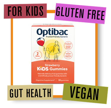 OptiBac Probiotics Kids Strawberry Gummies