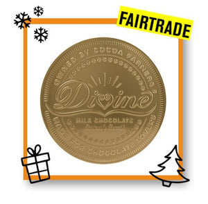 Divine Fair Trade Milk Chocolate Giant Coin
