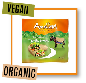 Amaizin Organic Tortilla Wraps Extra Fibre