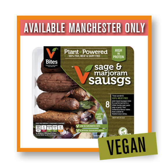 VBites Sage & Marjoram Sausages