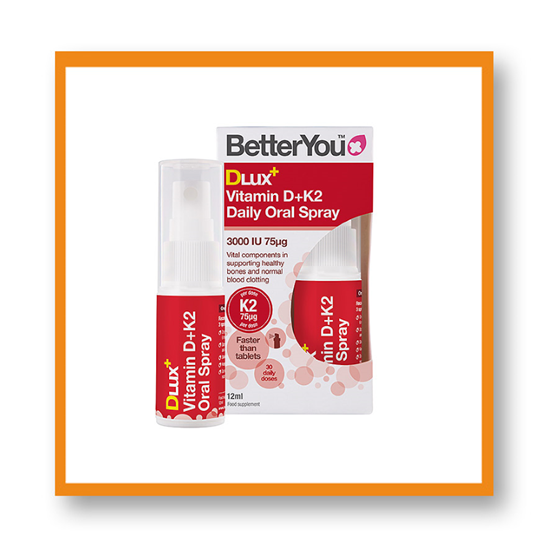 Better You DLux+ Vitamin D+K2 Daily Oral Spray 12ml
