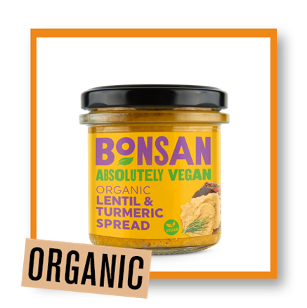 Bonsan Lentil & Turmeric Spread