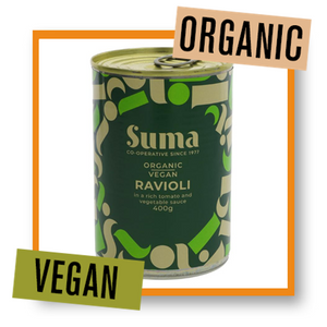 Suma Organic Vegan Ravioli with Vegetable Sauce