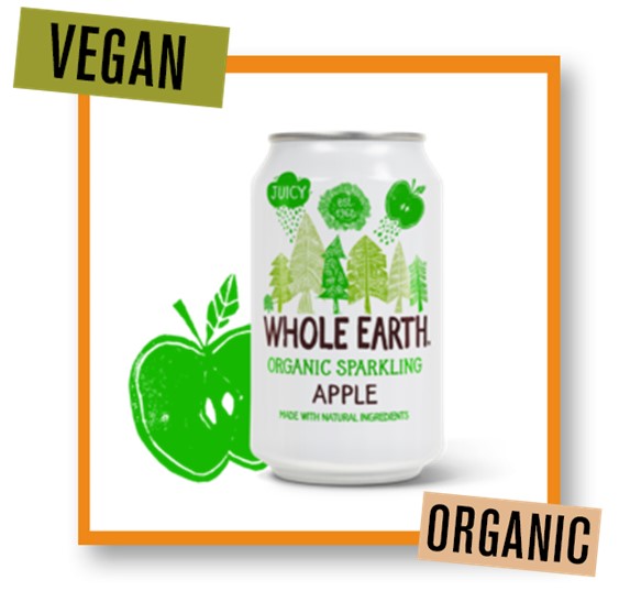 Whole Earth Organic Sparkling Apple Drink
