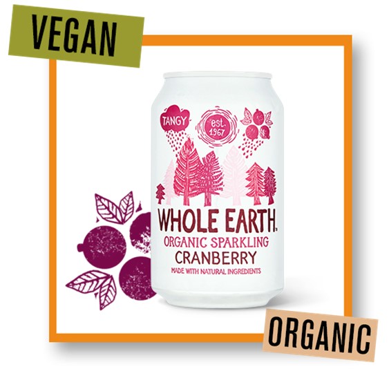 Whole Earth Organic Sparkling Cranberry Drink