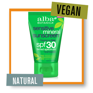 Alba Botanica Sensitive Mineral Sunscreen SPF 30