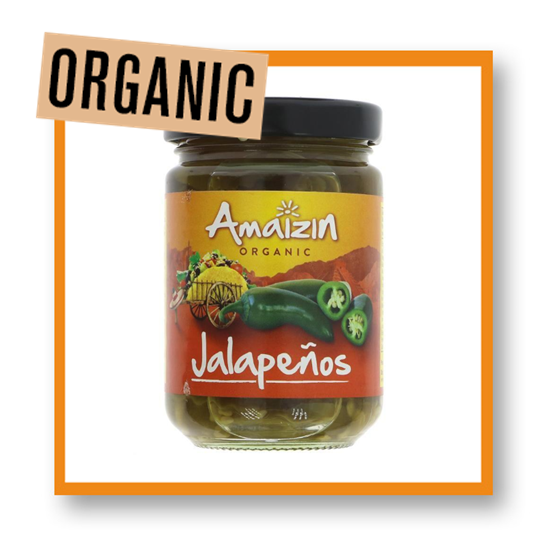 Amaizin Organic Jalapeno Peppers