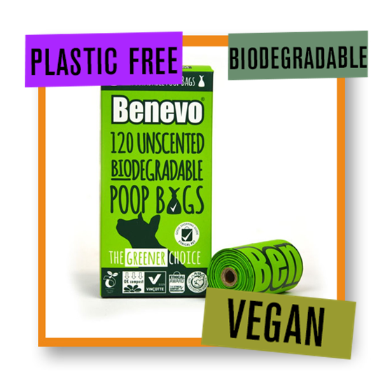Benevo 120 Biodegradable Dog Poo Bags