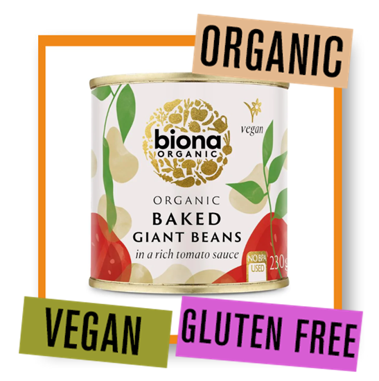 Biona Organic Baked Giant Beans