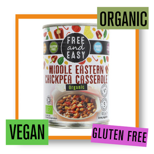 Free & Easy Organic Middle Eastern Chickpea Casserole