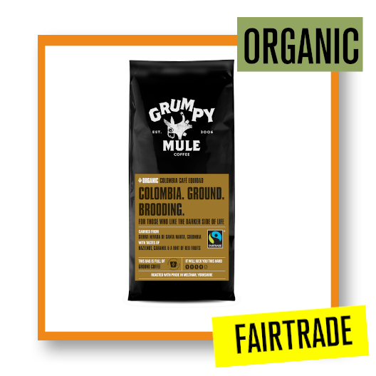 Grumpy Mule Organic Fairtrade Colombian Coffee