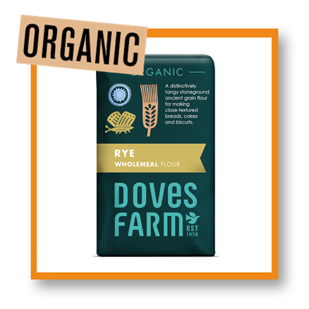 Doves Farm Organic Wholemeal Rye Flour