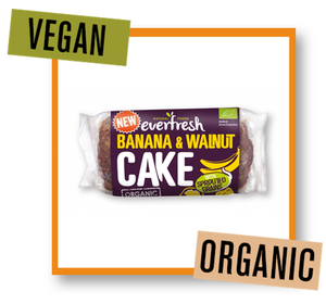 Everfresh Organic Banana & Walnut Cake with Sprouted Grains