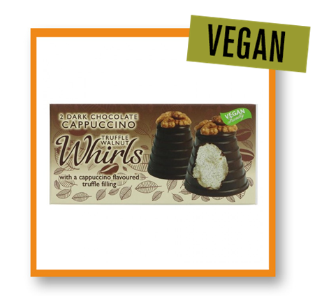 Hadleigh Maid Vegan Dark Chocolate & Cappuccino Truffle Walnut Whirl