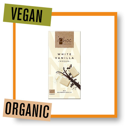 iChoc Organic Vanilla White Rice Chocolate Bar