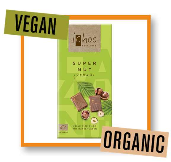 iChoc Organic Super Nut Rice Chocolate Bar