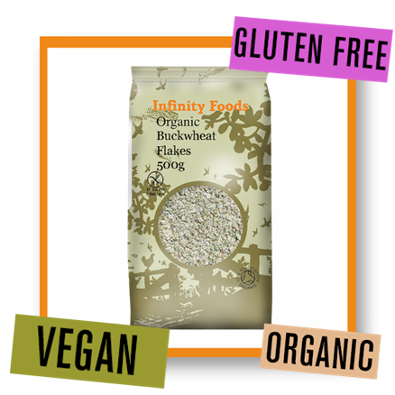 Infinity Foods Organic Gluten Free Buckwheat Flakes
