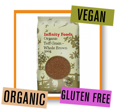 Infinity Foods Organic Wholegrain Brown Teff – On The Eighth Day