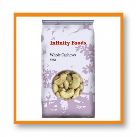 Infinity Foods Whole Cashew Nuts
