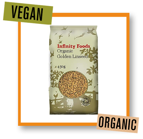 Infinity Foods Organic Golden Linseed (Flax seeds)