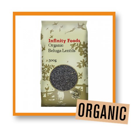Infinity Foods Organic Dried Beluga Lentils