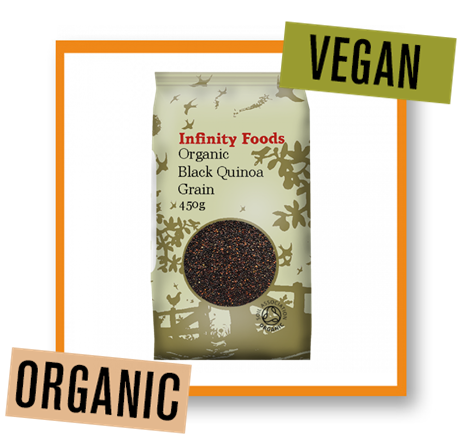 Infinity Foods Organic Black Quinoa Grain