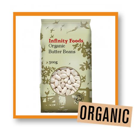 Infinity Foods Organic Dried Butter Beans