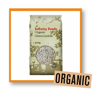 Infinity Foods Organic Dried Green Lentils