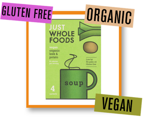 Just Wholefoods Organic Soup in a Mug: Leek & Potato