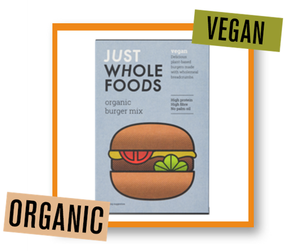 Just Wholefoods Organic Vegan Burger Mix